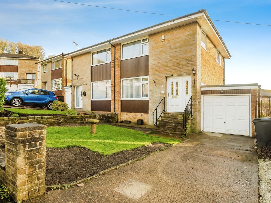 3 bed semidetached house for sale in Hullett Close, Mytholmroyd