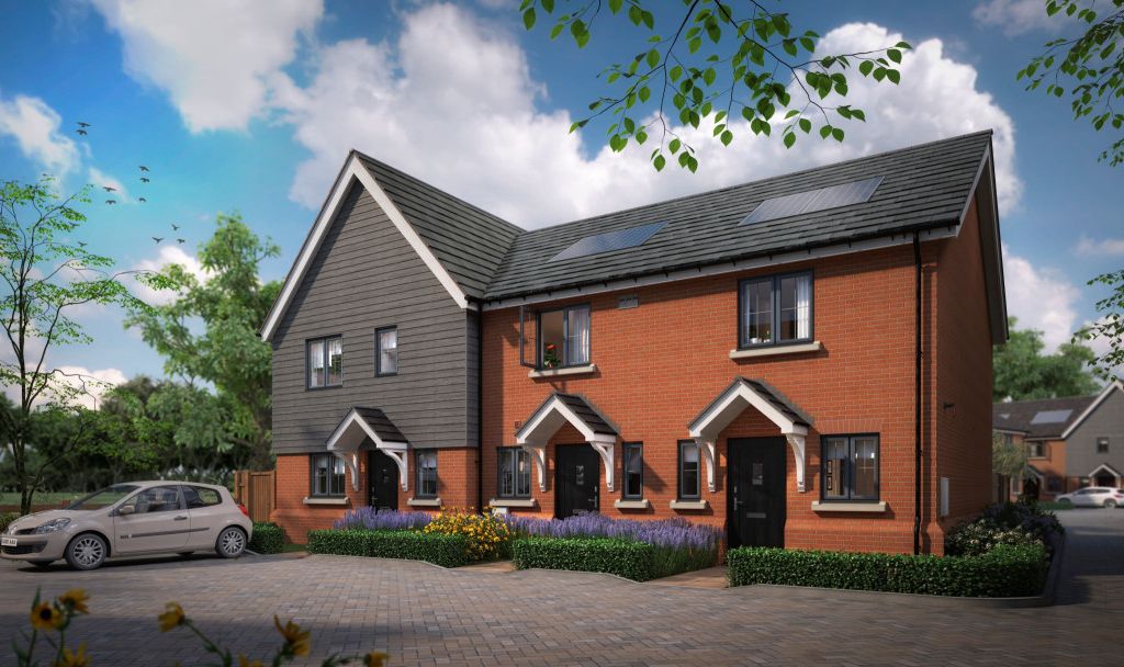 New home, 2 bed terraced house for sale in Rosewood Gardens, Goffs Oak