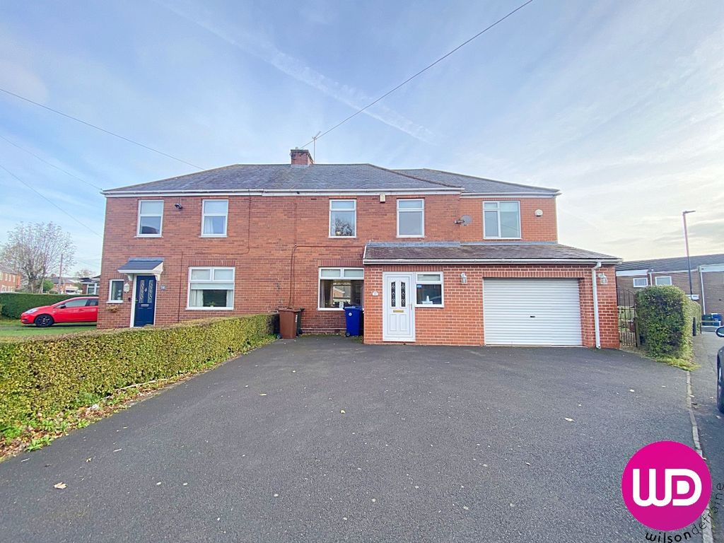 4 bed semidetached house for sale in West Avenue, Westerhope, Newcastle Upon Tyne NE5, £200,000
