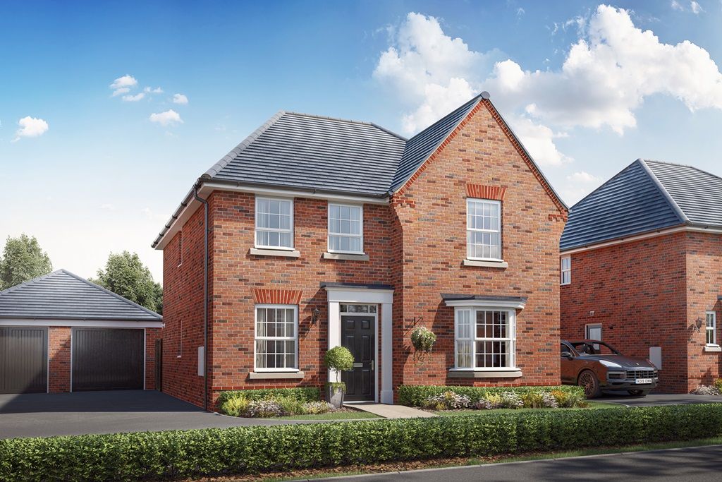 New home, 4 bed detached house for sale in "Holden" at Ersham Road