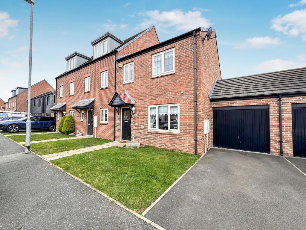 3 bed semidetached house for sale in Celandine Gardens, Cuthbert, Hartlepool TS26, £