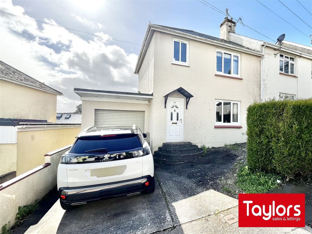 3 bed semidetached house for sale in Wills Avenue, Preston, Paignton