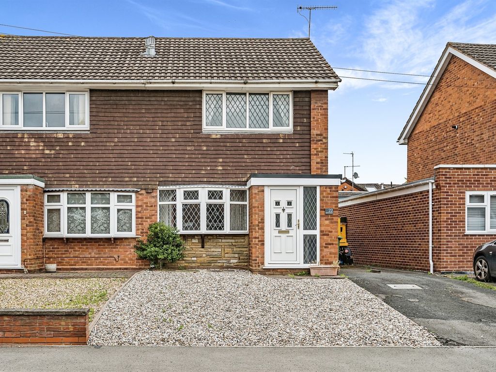 2 bed semidetached house for sale in Marine Crescent, Wordsley