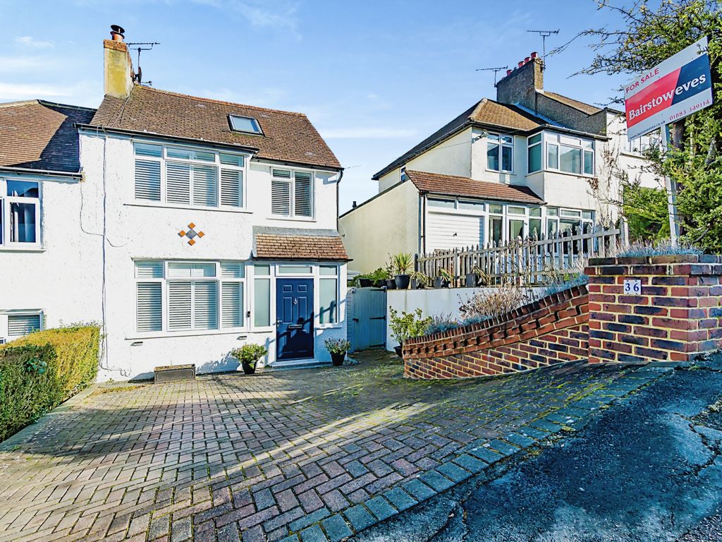 4 bed semidetached house for sale in Newstead Rise, Caterham, Surrey