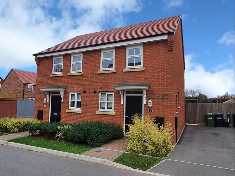 2 bed semidetached house to rent in Verrill Close, Market Drayton TF9