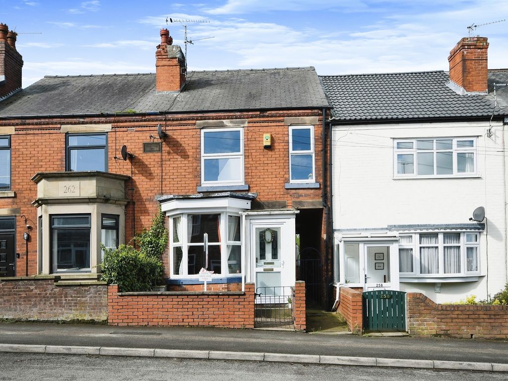 2 bed terraced house for sale in North Wingfield Road, Grassmoor