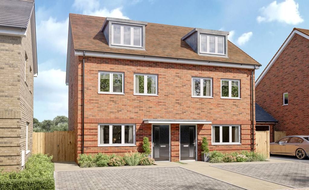 New home, 3 bed semidetached house for sale in "The Parham" at