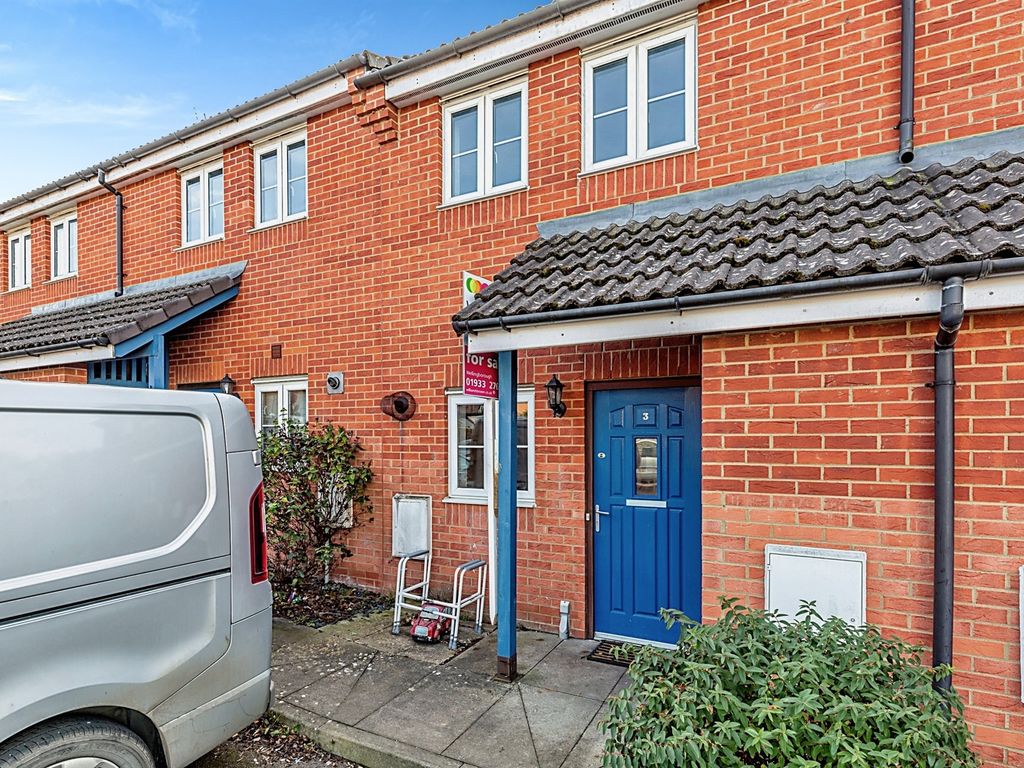 2 bed terraced house for sale in Allen Court, Finedon, Wellingborough