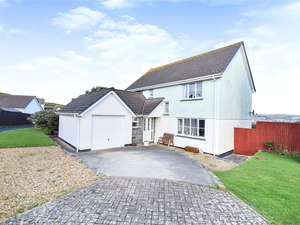 4 bed detached house for sale in Upton Meadows, Lynstone, Bude EX23