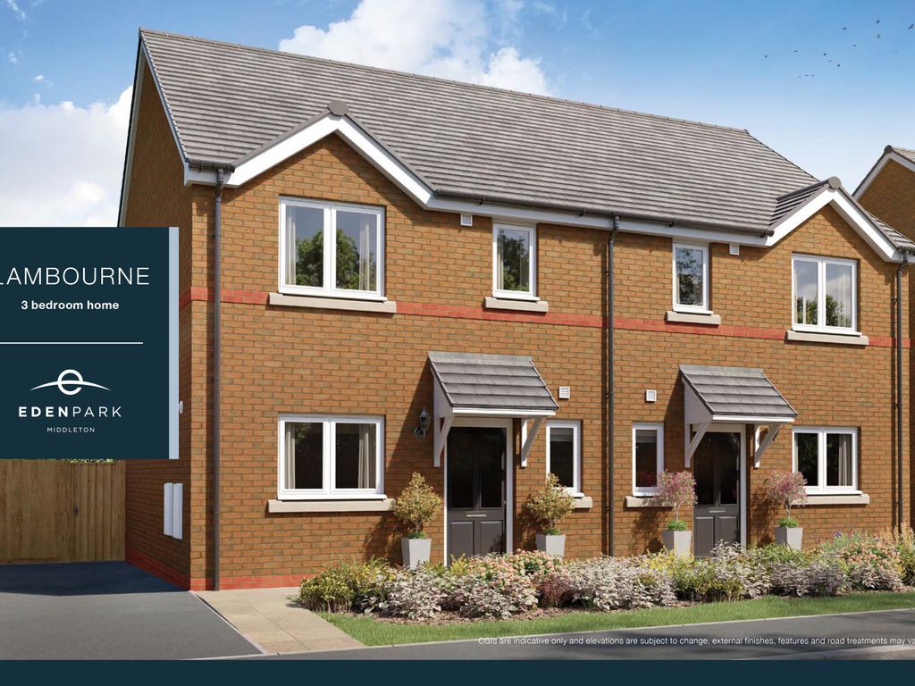 New home, 3 bed semidetached house for sale in Rothay Drive, Middleton