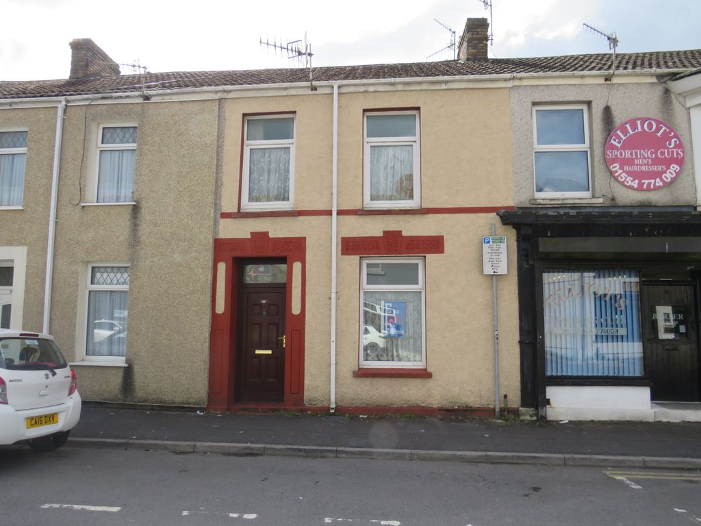 1 bed terraced house for sale in Inkerman Street, Llanelli SA15, £