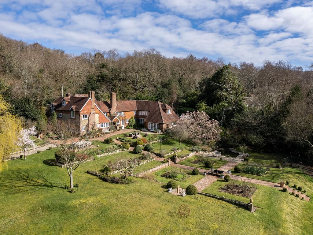 5 bed detached house for sale in Brook Road, Sandhills, Godalming