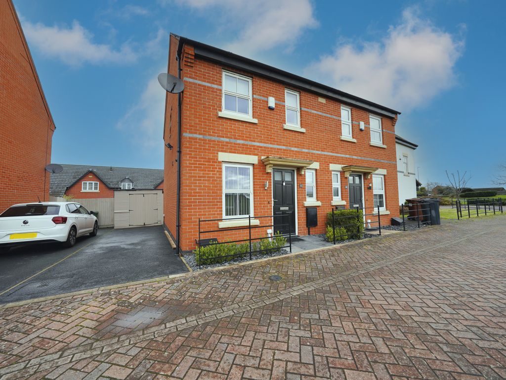 2 bed semidetached house for sale in Merttens Drive, Rothley