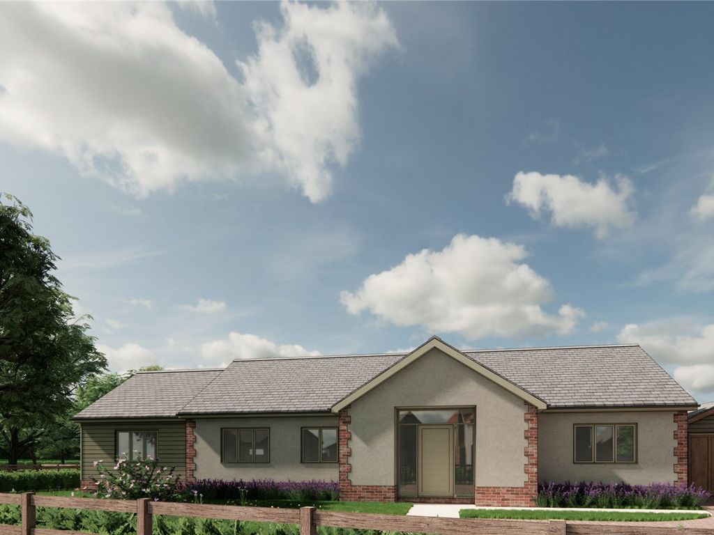 New home, 3 bed bungalow for sale in Stortford Road, Clavering, Nr Saffron Walden, Essex CB11, £