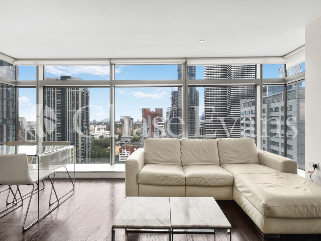 2 bed flat to rent in West Tower, Pan Peninsula, Canary Wharf E14, £