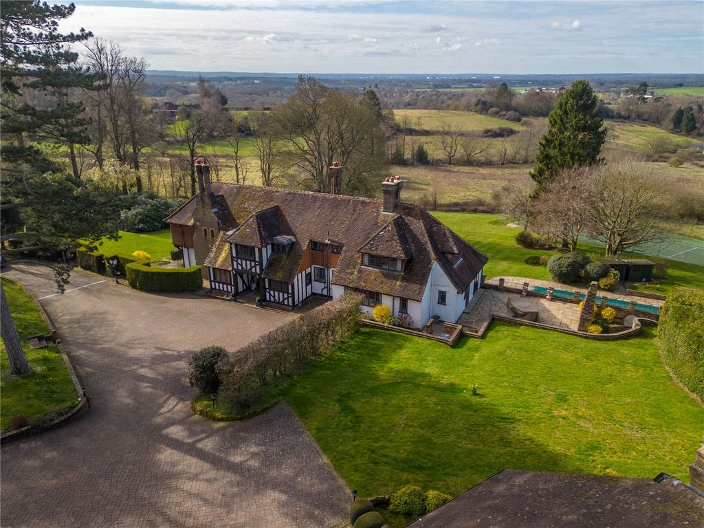 6 bed detached house for sale in Venars, Coopers Hill Road, Nutfield