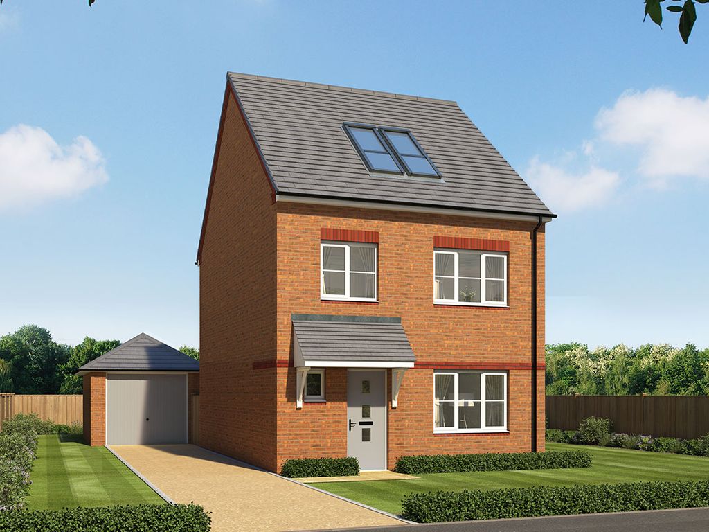 New home, 4 bed semidetached house for sale in "Yew" at Mosley Common