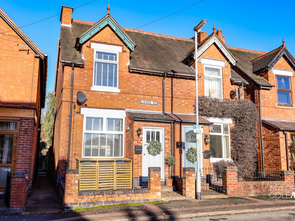 2 bed semidetached house for sale in Cross Street, Tamworth B79, £
