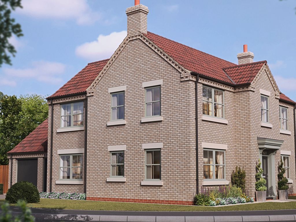 New home, 4 bed detached house for sale in Dunston Road, Metheringham