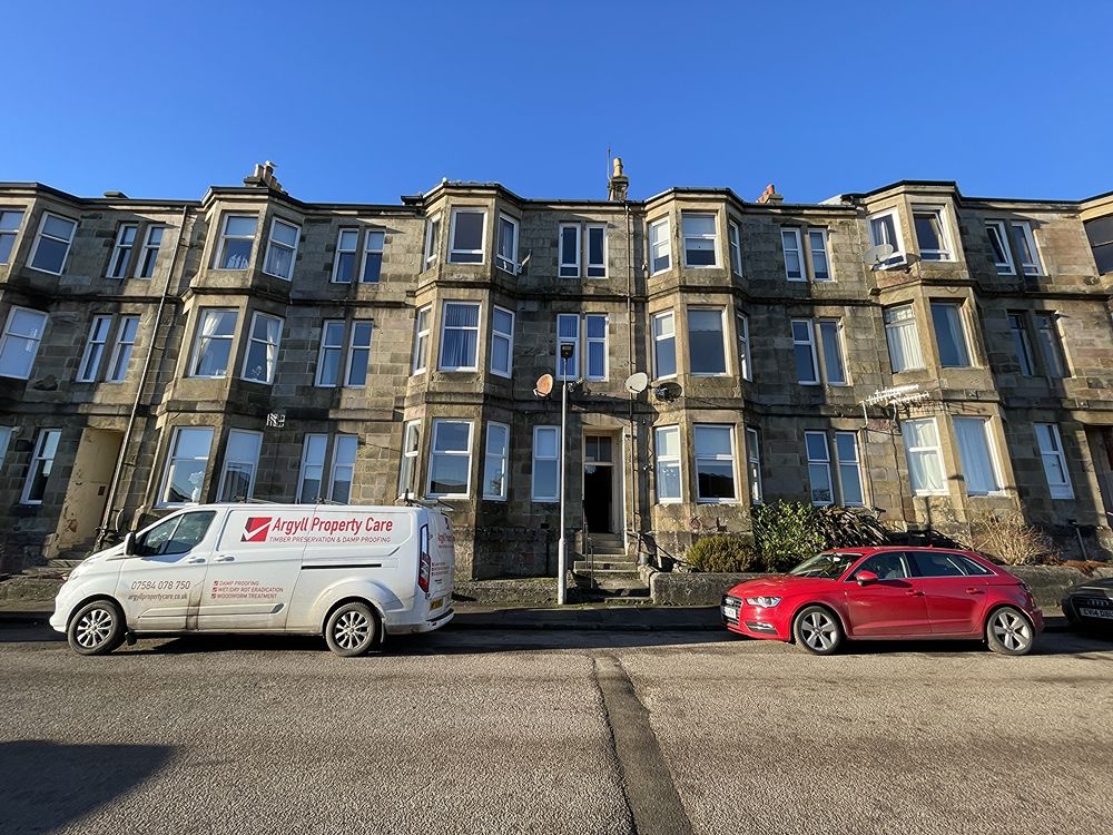 1 bed flat for sale in 11 Argyll Terrace, Kirn, Dunoon PA23, £66,000