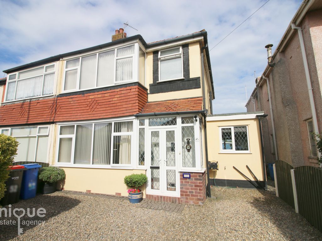 3 bed semidetached house for sale in Nutter Road, ThorntonCleveleys