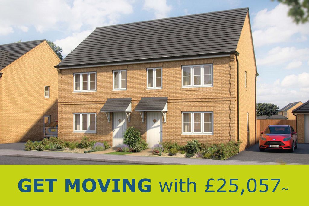 New home, 3 bed terraced house for sale in "The Hazel" at Peacock Drive