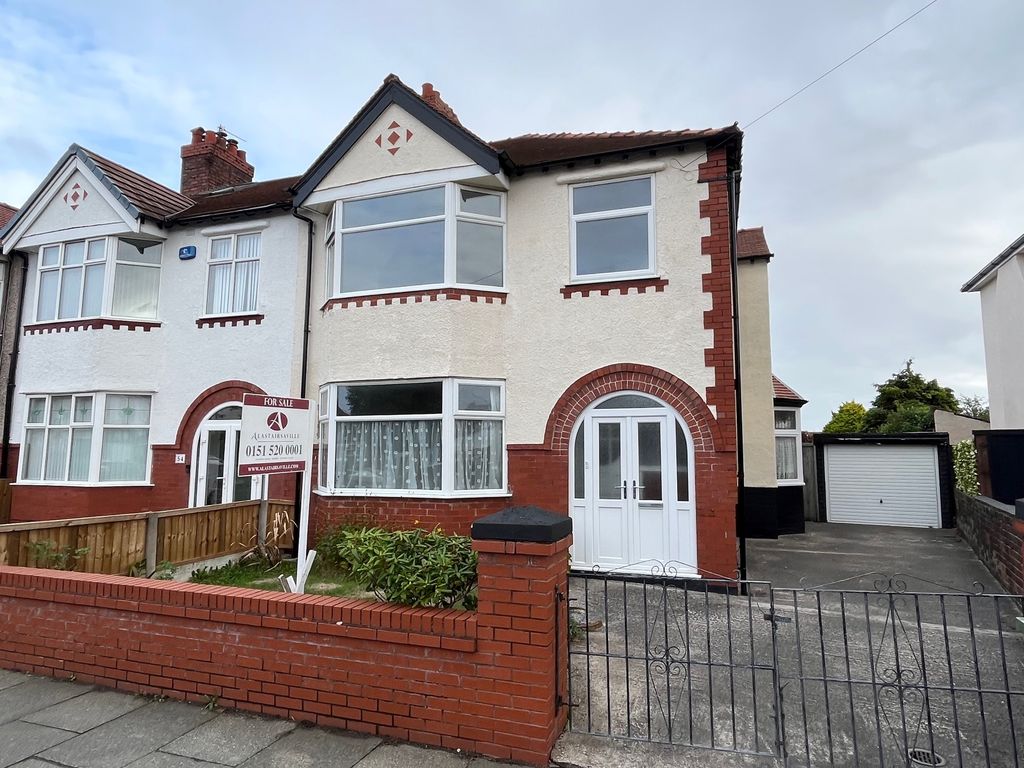 4 bed semidetached house for sale in Manor Road, Crosby, Liverpool L23