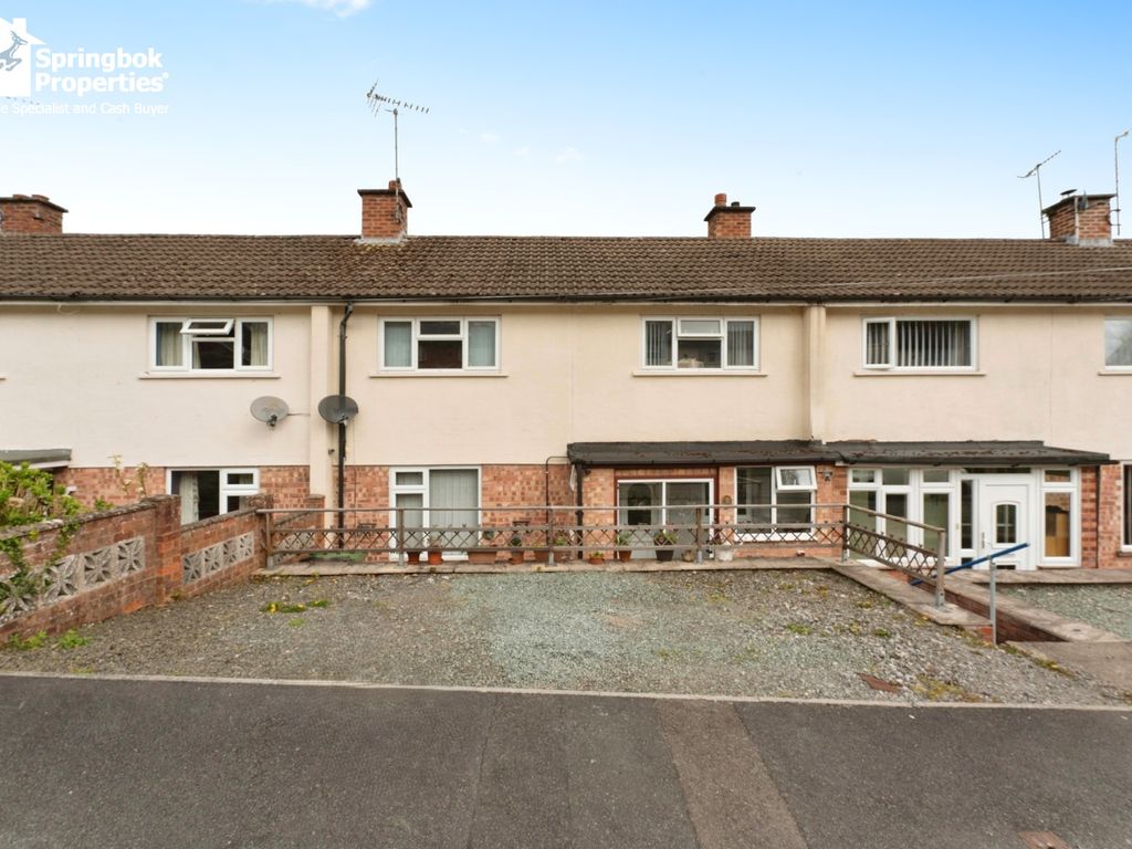 3 bed terraced house for sale in Llewellin Road, Kington, Hereford And