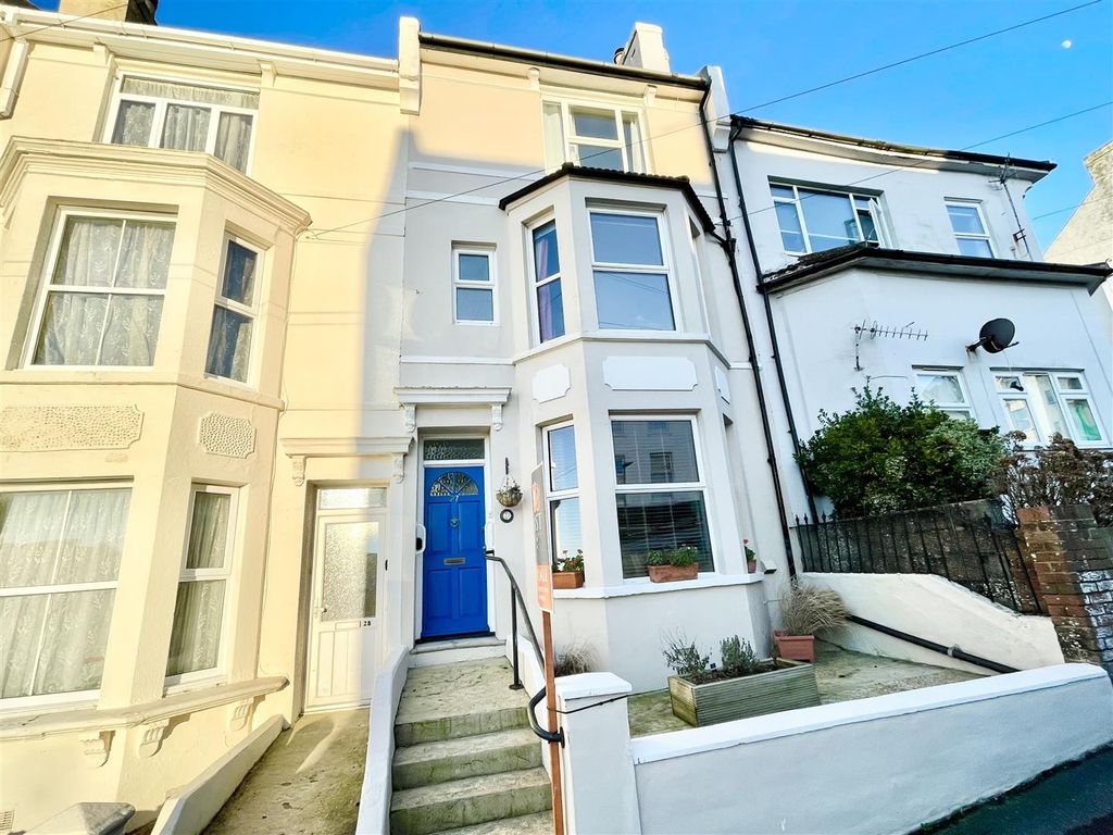 4 bed terraced house for sale in Whitefriars Road, Hastings TN34, £