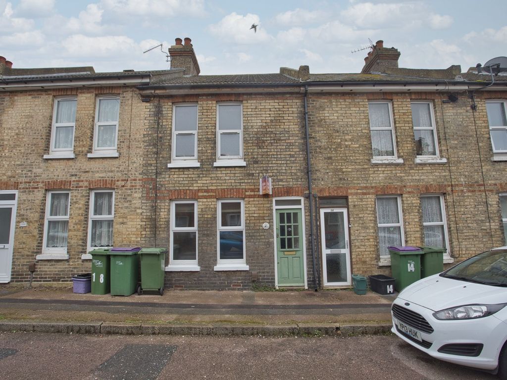 2 bed terraced house for sale in Burrow Road, Folkestone CT19, £220,000