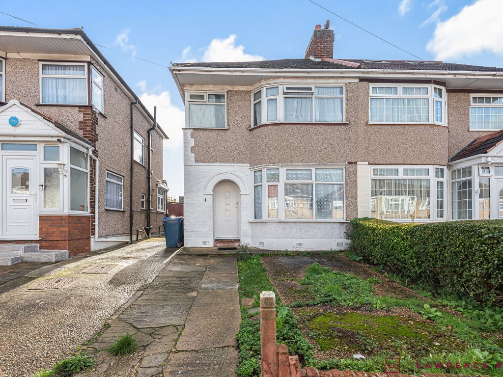 3 bed semidetached house for sale in The Heights, Northolt, Middlesex