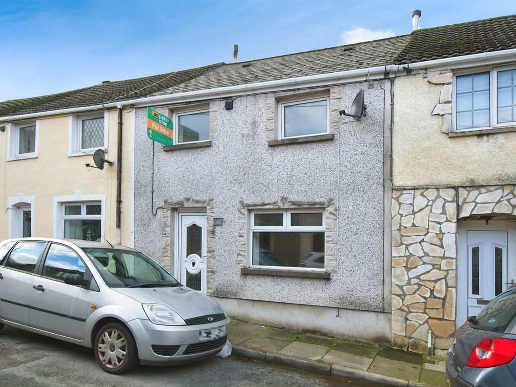 3 bed terraced house for sale in Park Street, Maesteg CF34, £115,000