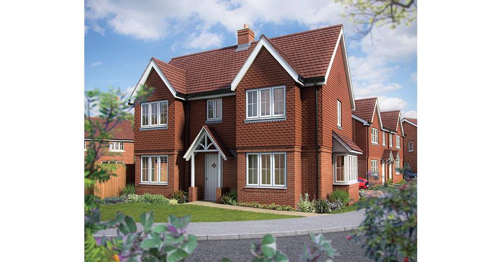 New home, 3 bed detached house for sale in "Spruce" at Headcorn Road, Staplehurst, Tonbridge
