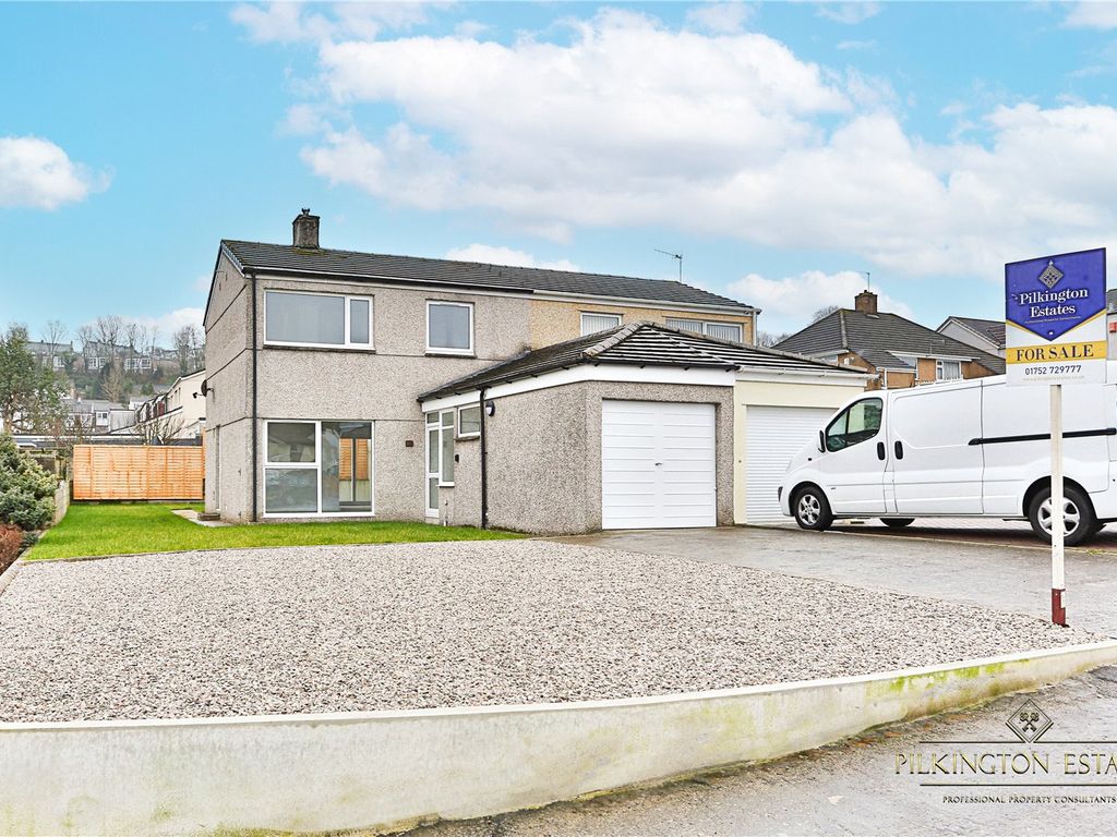 3 bed semidetached house for sale in Beaumaris Road, Plymouth, Devon