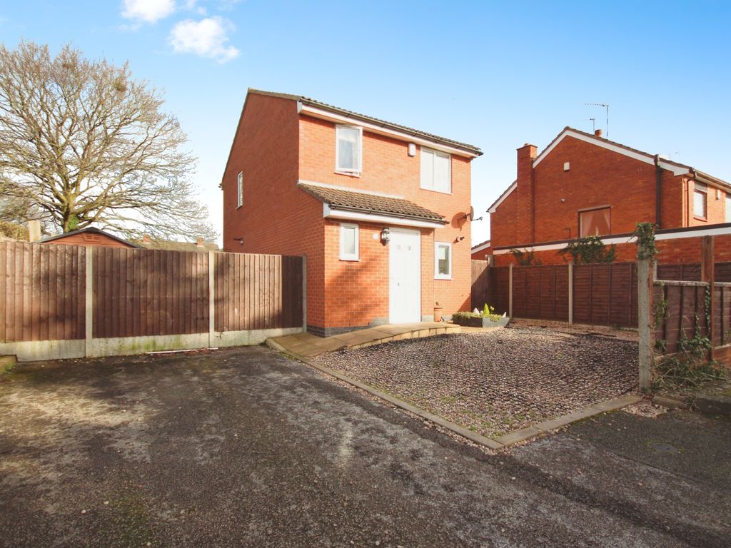 3 bed detached house for sale in Jeffrey Close, Bedworth CV12, £275,000
