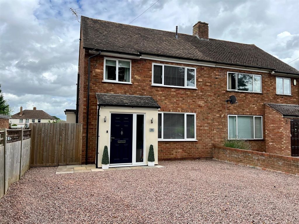 3 bed semidetached house for sale in Michael Crescent, Malvern WR14