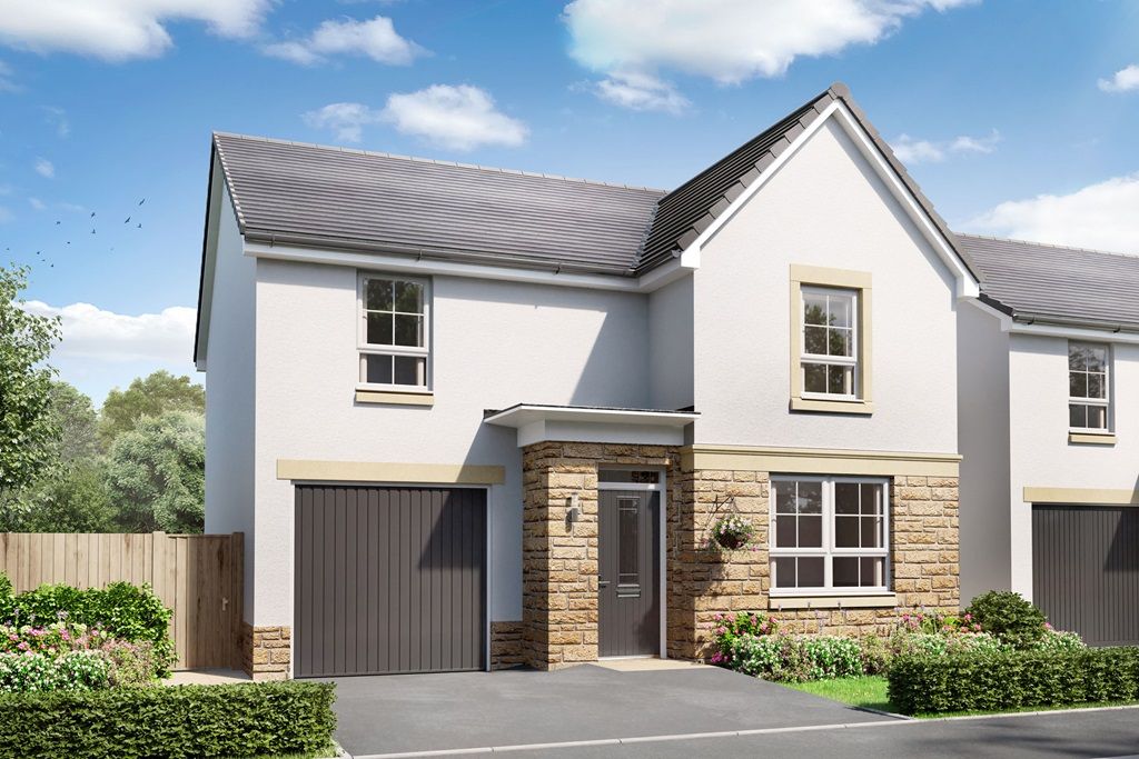 New home, 4 bed detached house for sale in "Dalmally" at Younger