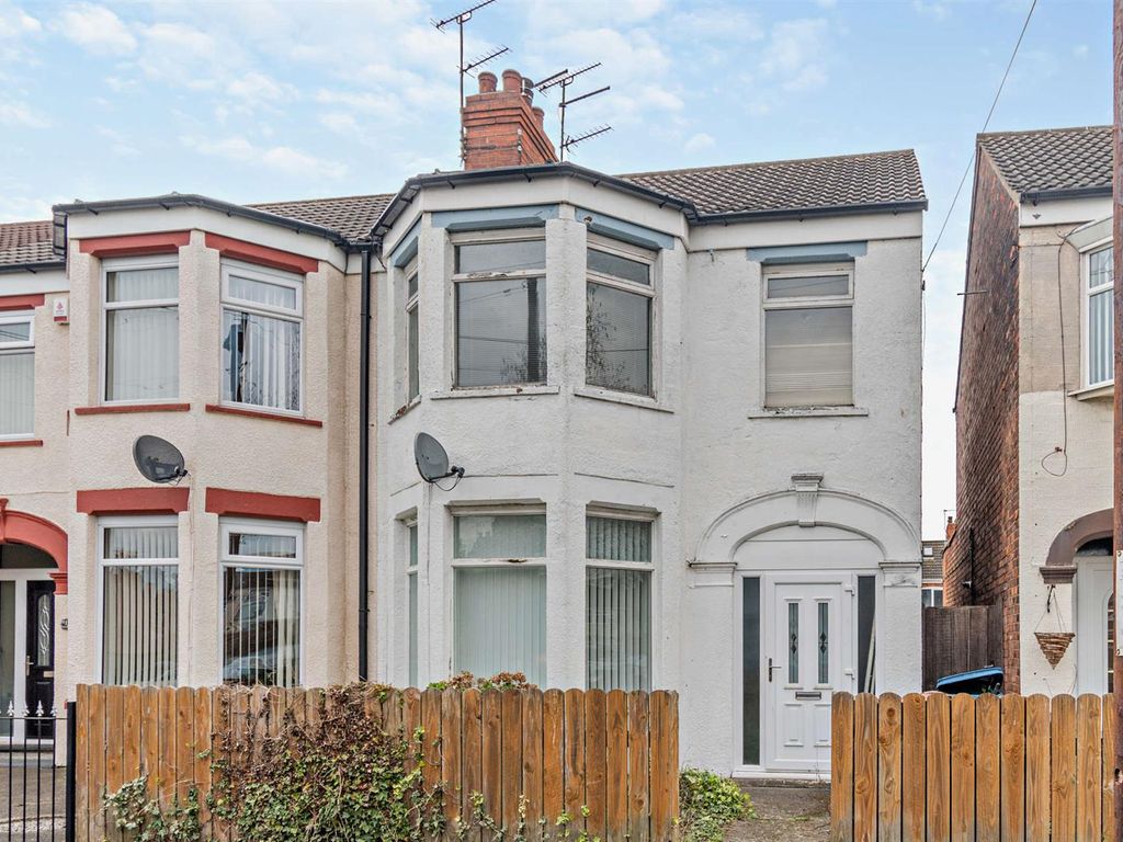 3 bed end terrace house for sale in Brindley Street, Hull HU9, £139,995