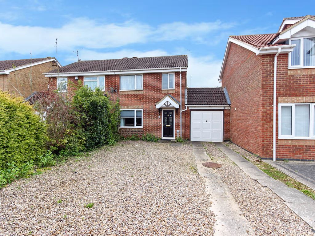 3 bed semidetached house for sale in Grafton Close, Wellingborough NN8, £244,000 Zoopla