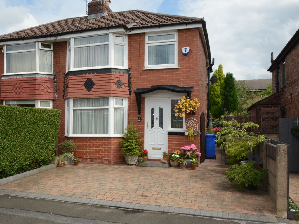 3 bed semidetached house for sale in Milton Road, Audenshaw M34, £