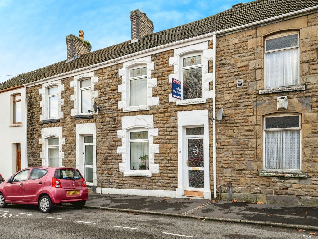 3 bed terraced house for sale in Wern Road, Landore, Swansea SA1, £