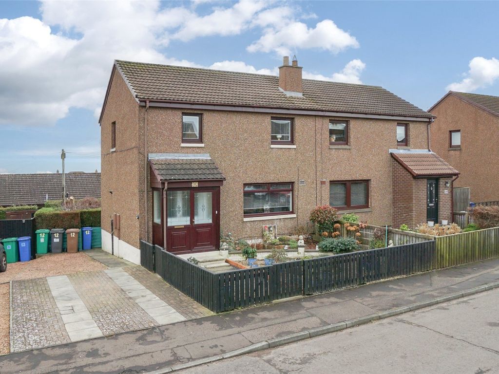 2 bed semidetached house for sale in Wellshot Place, Kennoway, Leven