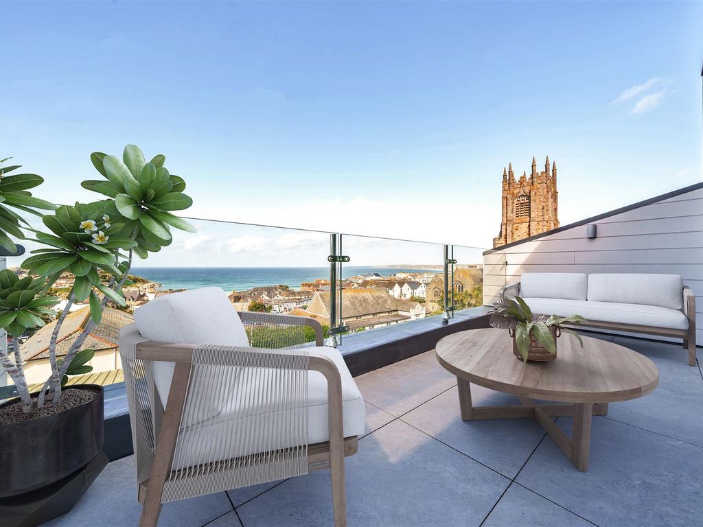 New home, 4 bed terraced house for sale in Mount Wise, Newquay TR7, £