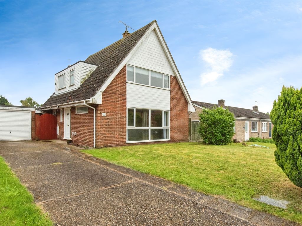 3 bed detached house for sale in Caudle Avenue, Lakenheath, Brandon