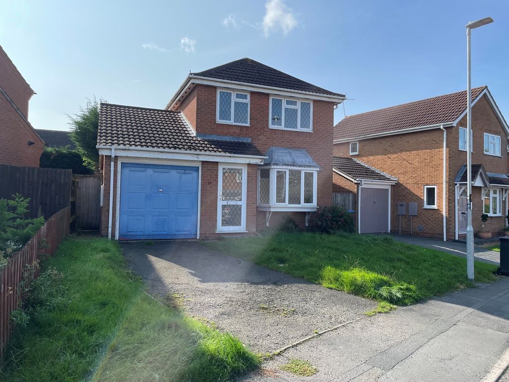 3 bed detached house to rent in Cromford Way, Broughton Astley