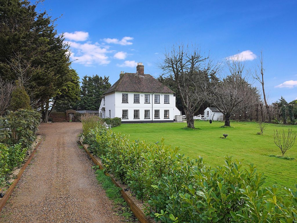 4 bed detached house for sale in Grovehurst Road, Iwade ME9, £1,250,000