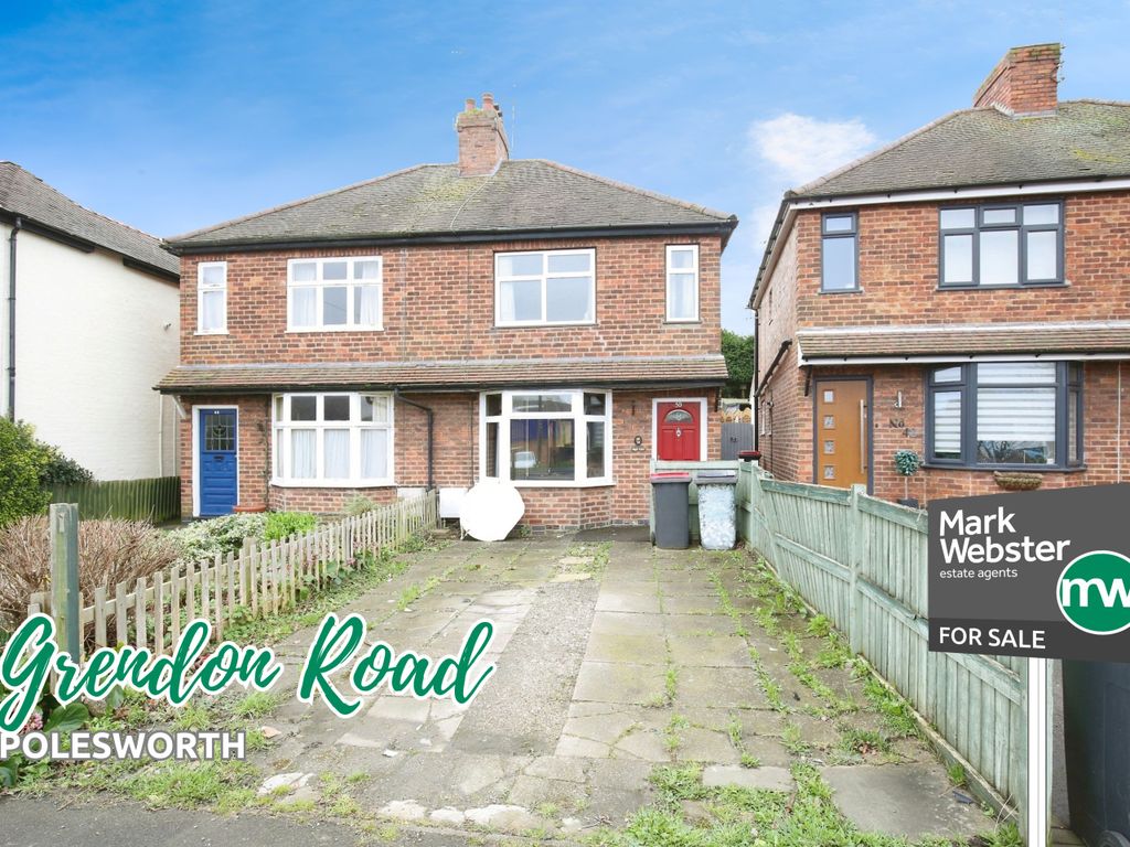 2 bed semidetached house for sale in Grendon Road, Polesworth