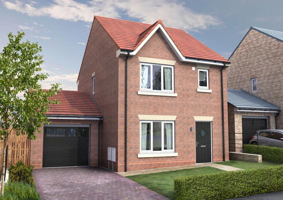 New home, 3 bed semidetached house for sale in Cottier Grange, Prudhoe