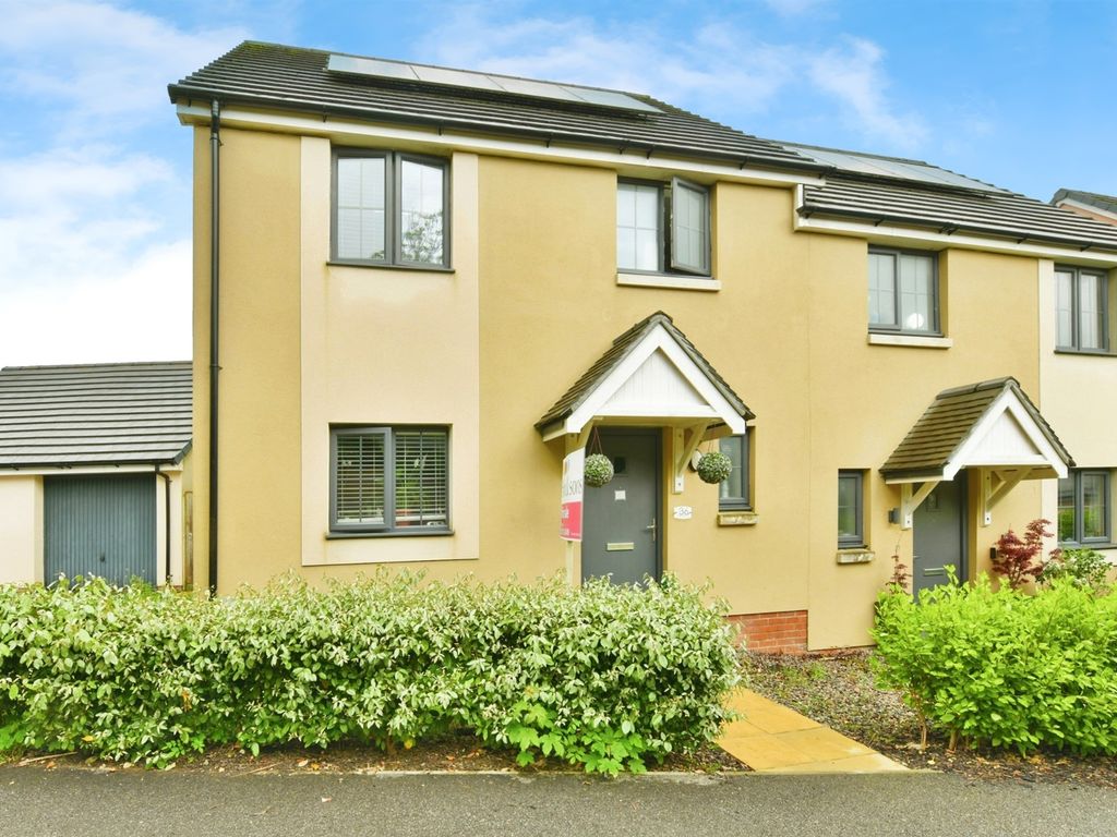 3 bed semidetached house for sale in Sunnydale Close, Ivybridge PL21