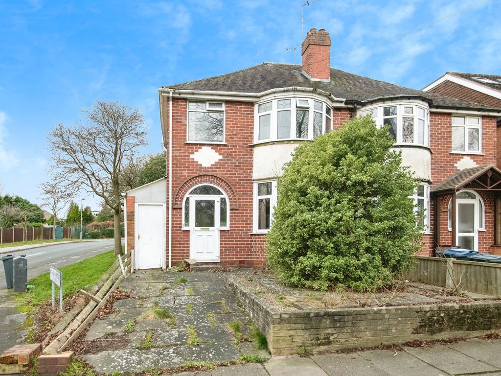 3 bed semidetached house for sale in Wolverhampton Road South, Quinton